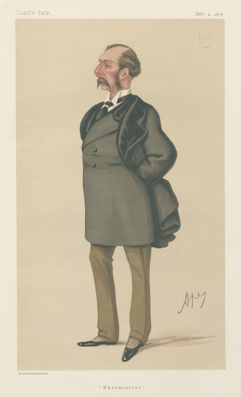 Carlo Pellegrini - Politicians – ‘Westminster’. Sir Charles Russell. 12 February 1878