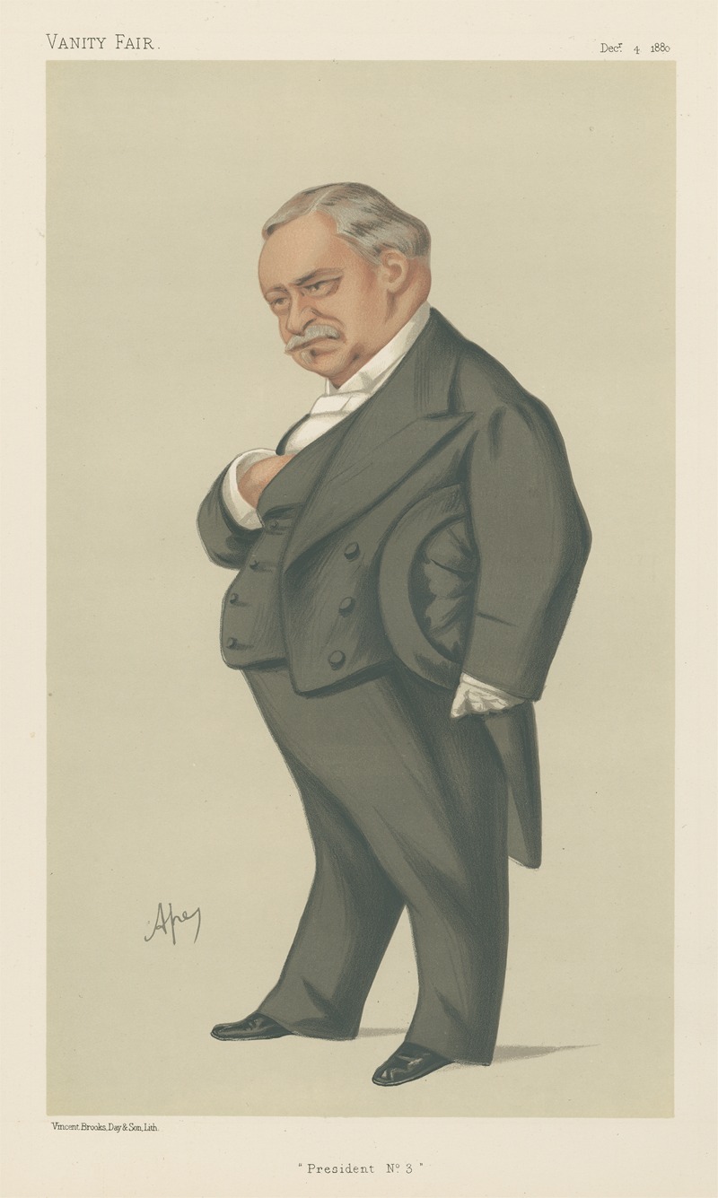 Carlo Pellegrini - Royalty; ‘President No. 3’, M. Jean Baptiste Leon Say, December 4, 1880