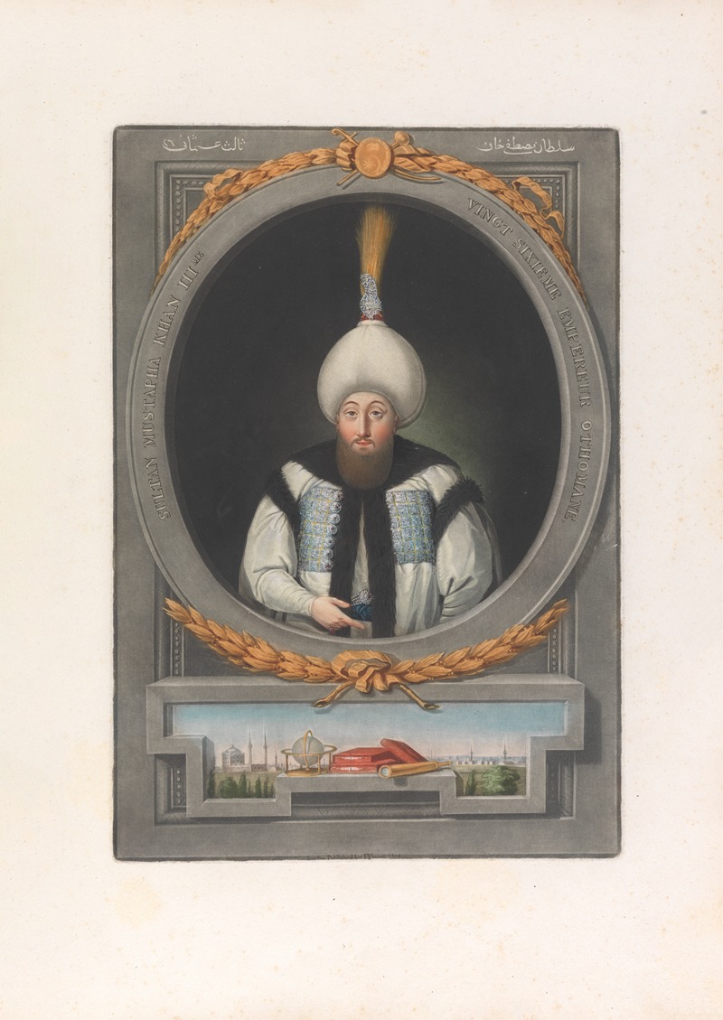 John Young - A series of portraits of the emperors of Turkey Pl.01