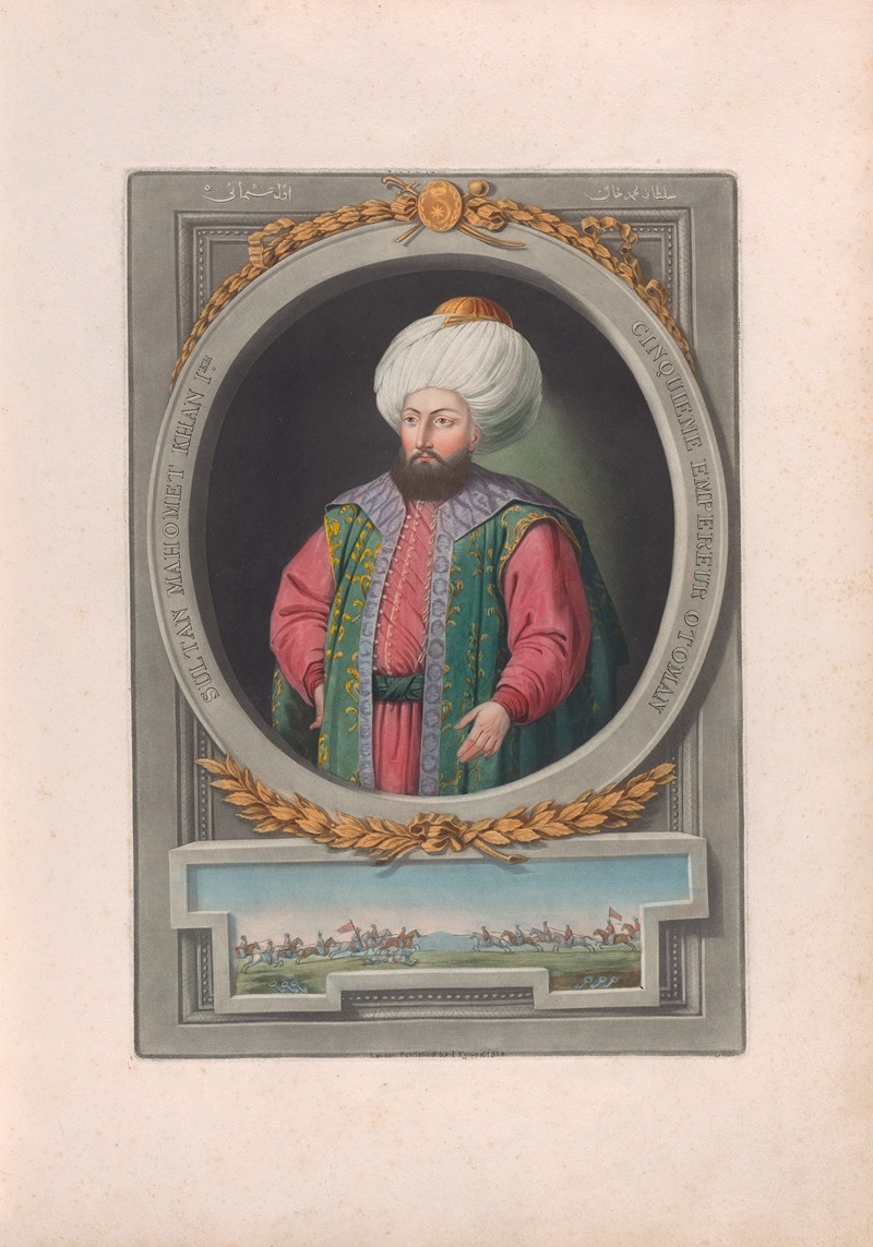 John Young - A series of portraits of the emperors of Turkey Pl.11