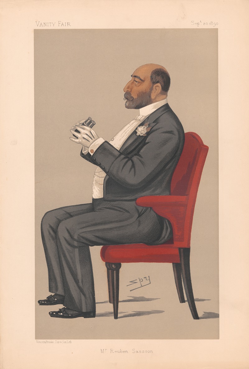 Leslie Matthew Ward - Bankers and Financiers. Mr. Reuben Sassoon. 20 September 1890