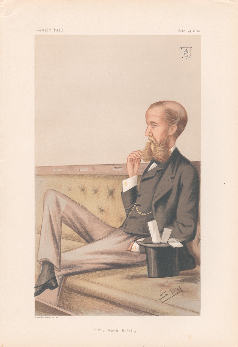 Leslie Matthew Ward - Bankers and Financiers. ‘The Bank Holiday’. Sir John Lubbock. 23 February 1878