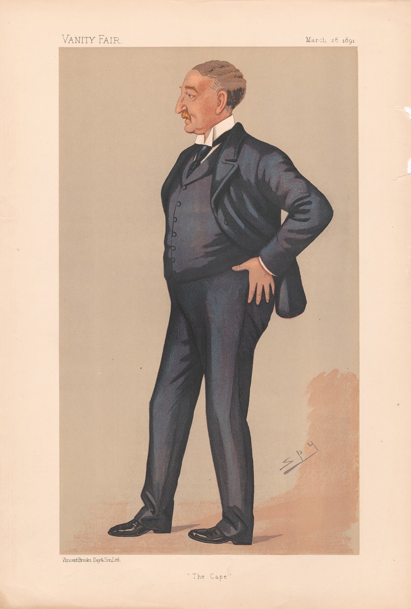 Leslie Matthew Ward - Bankers and Financiers. ‘The Cape’. Hon. Cecil Rhodes. 28 March 1891