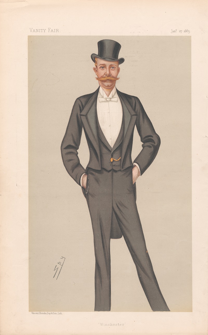 Leslie Matthew Ward - Bankers and Finciers. ‘Winchester’. Viscount Barting. 27 January 1883