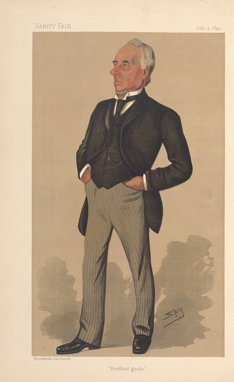 Leslie Matthew Ward - Businessmen and Empire Builders. ‘Bradford goods’. Sir Henry Mitchell, F.P.- 5 July 1890
