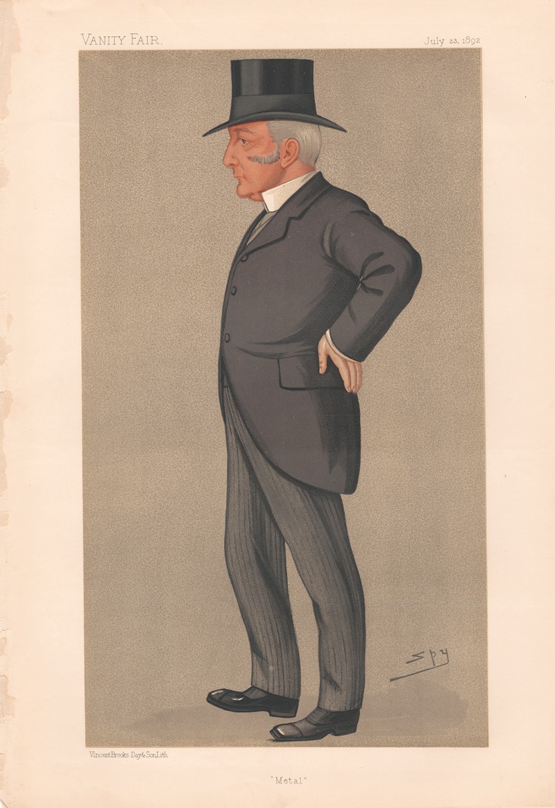 Leslie Matthew Ward - Businessmen and Empire Builders. ‘Metal’. Mr. Philip Albert Muntz, M.P. – 23 July 1892
