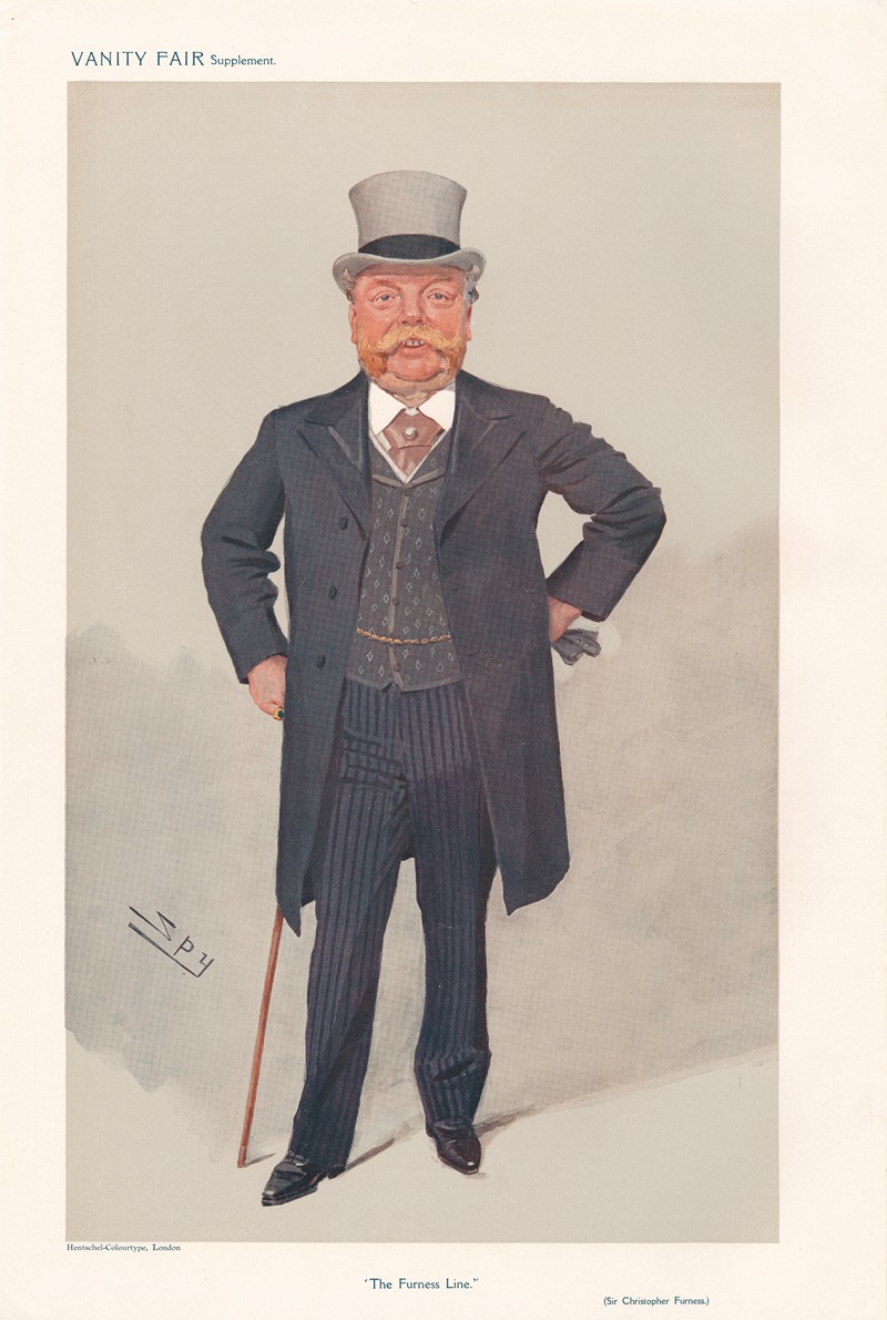 Leslie Matthew Ward - Businessmen and Empire Builders. ‘The Furnace Line’. Sir Christopher Furness. 21 October 1908