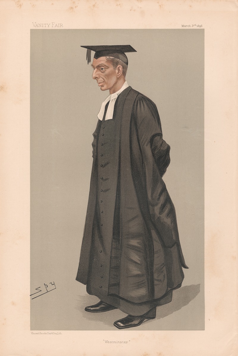 Leslie Matthew Ward - Clergy. ‘Westminster’. Rev. William Gunion Rutherford. Head Master of Westminster School. 3 March 1898