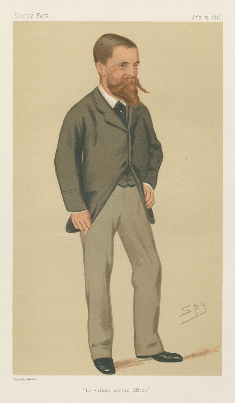 Leslie Matthew Ward - Explorers and Inventors. ‘He walked across Africa’. Lieutenant Cameron. 15 July 1876