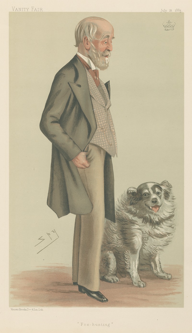 Leslie Matthew Ward - Fox Hunters. ‘Foxhunting’. Lord Gardner. 21 July 1883