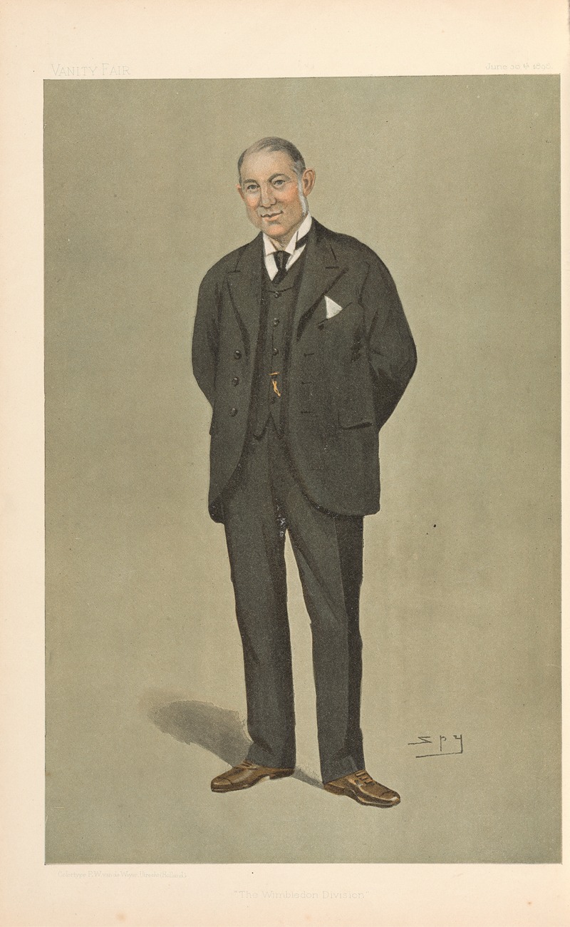 Leslie Matthew Ward - Freemasons; ‘The Wimbledon Division’, Mr. Henry Cosmo Orme Bonsor, June 30, 1898