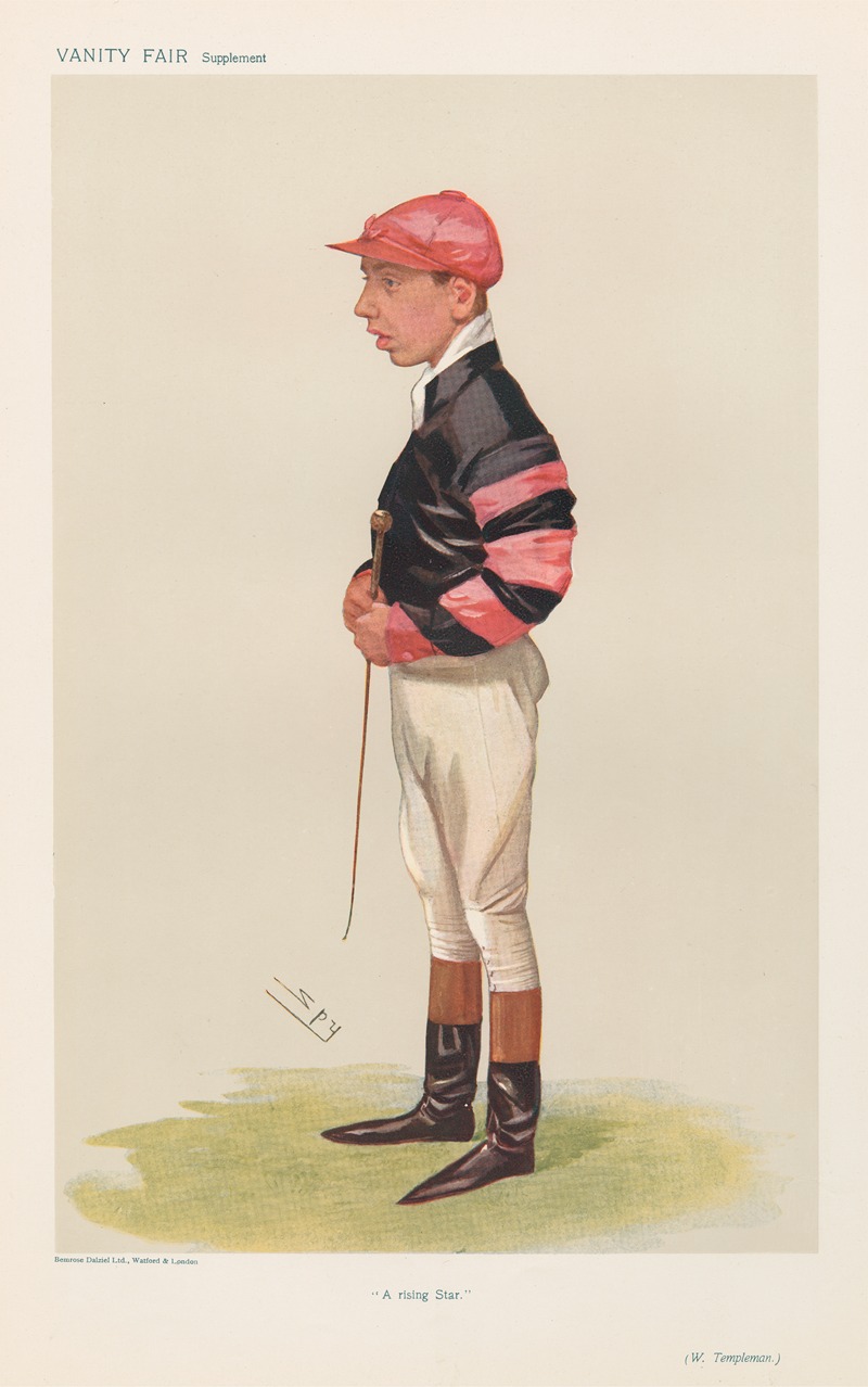 Leslie Matthew Ward - Jockeys; ‘A Rising Star’, W. Templeman (Arthur Templeman), November 7, 1906