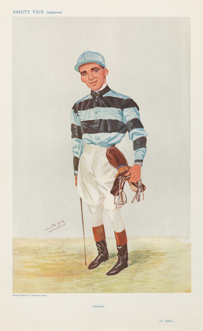 Leslie Matthew Ward - Jockeys; ‘Bernard’, Bernard Dillon, September 12, 1906
