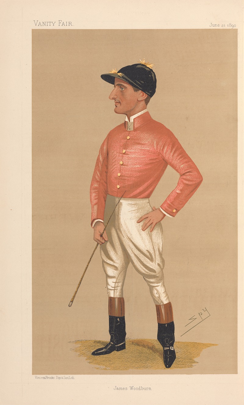 Leslie Matthew Ward - Jockeys; James Woodburn, June 21, 1890