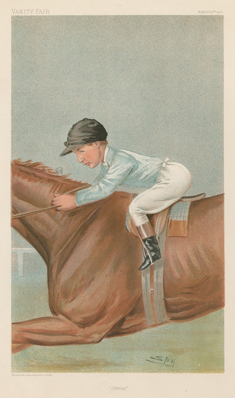 Leslie Matthew Ward - Jockeys; ‘Johnny’, Johnny Reiff, August 23, 1900