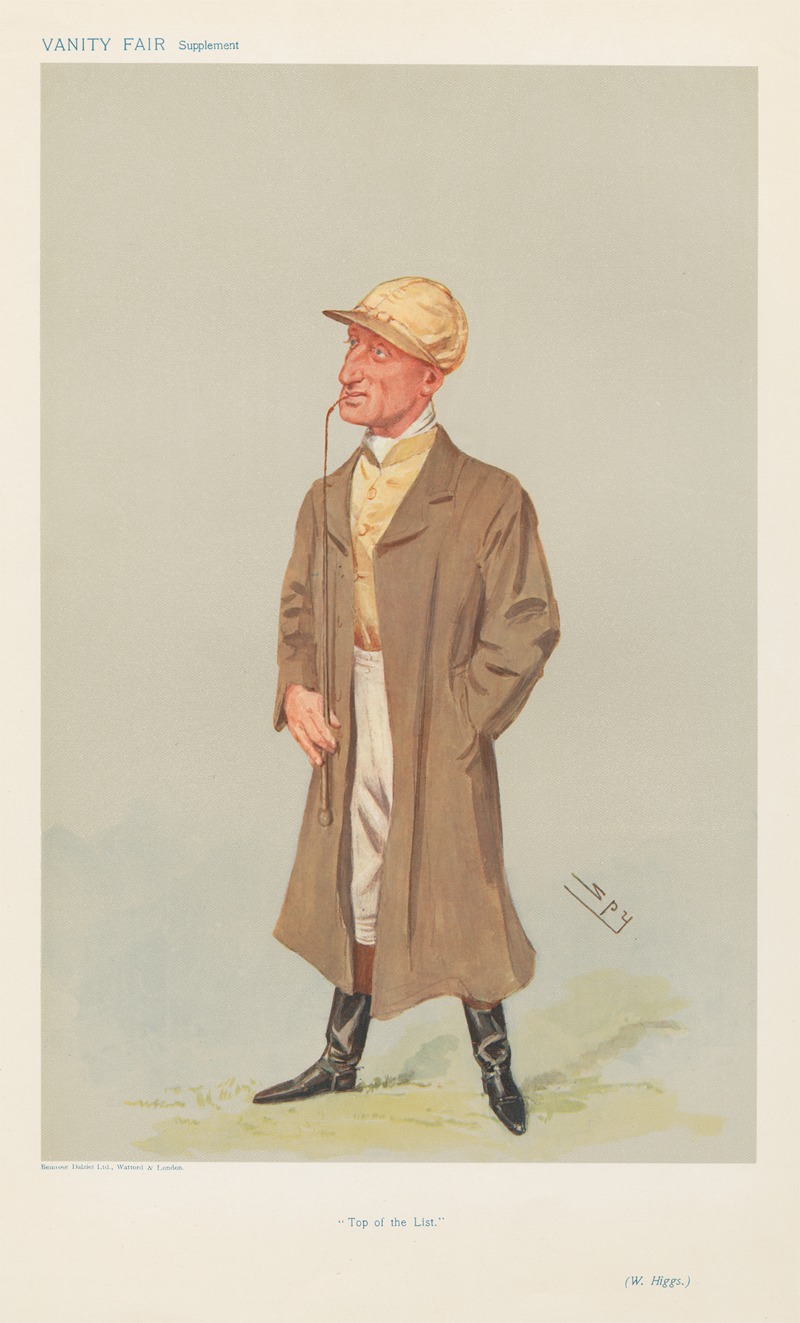 Leslie Matthew Ward - Jockeys; ‘Top of the List’, William Higgs, November 21, 1906