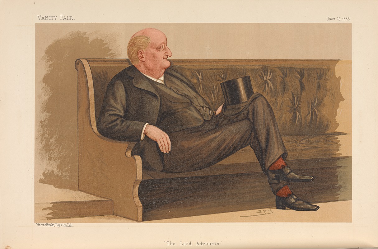 Leslie Matthew Ward - Legal; ‘The Lord Advocate’, John Hay Athole MacDonald, June 23, 1888