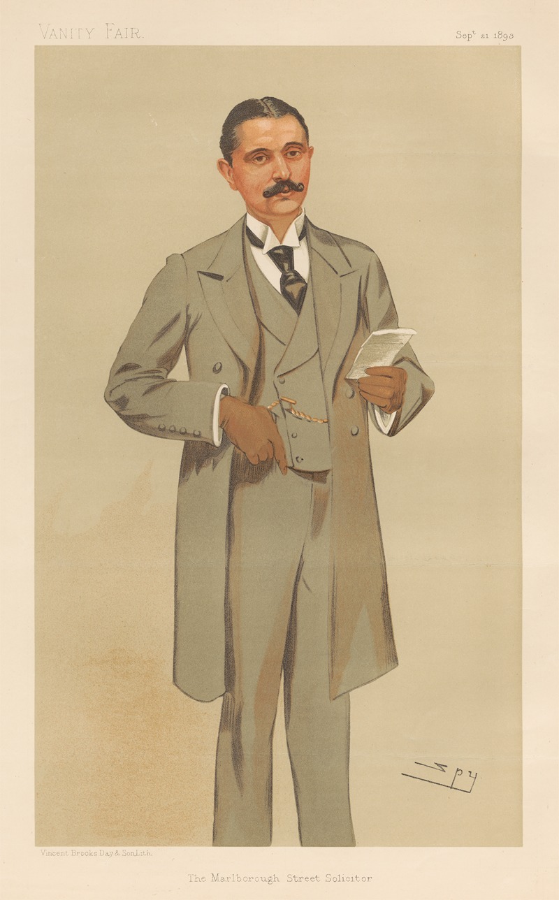 Leslie Matthew Ward - Legal; ‘The Marlborough Street Solicitor’, Mr. Arthur John Edward Newton, September 21, 1893