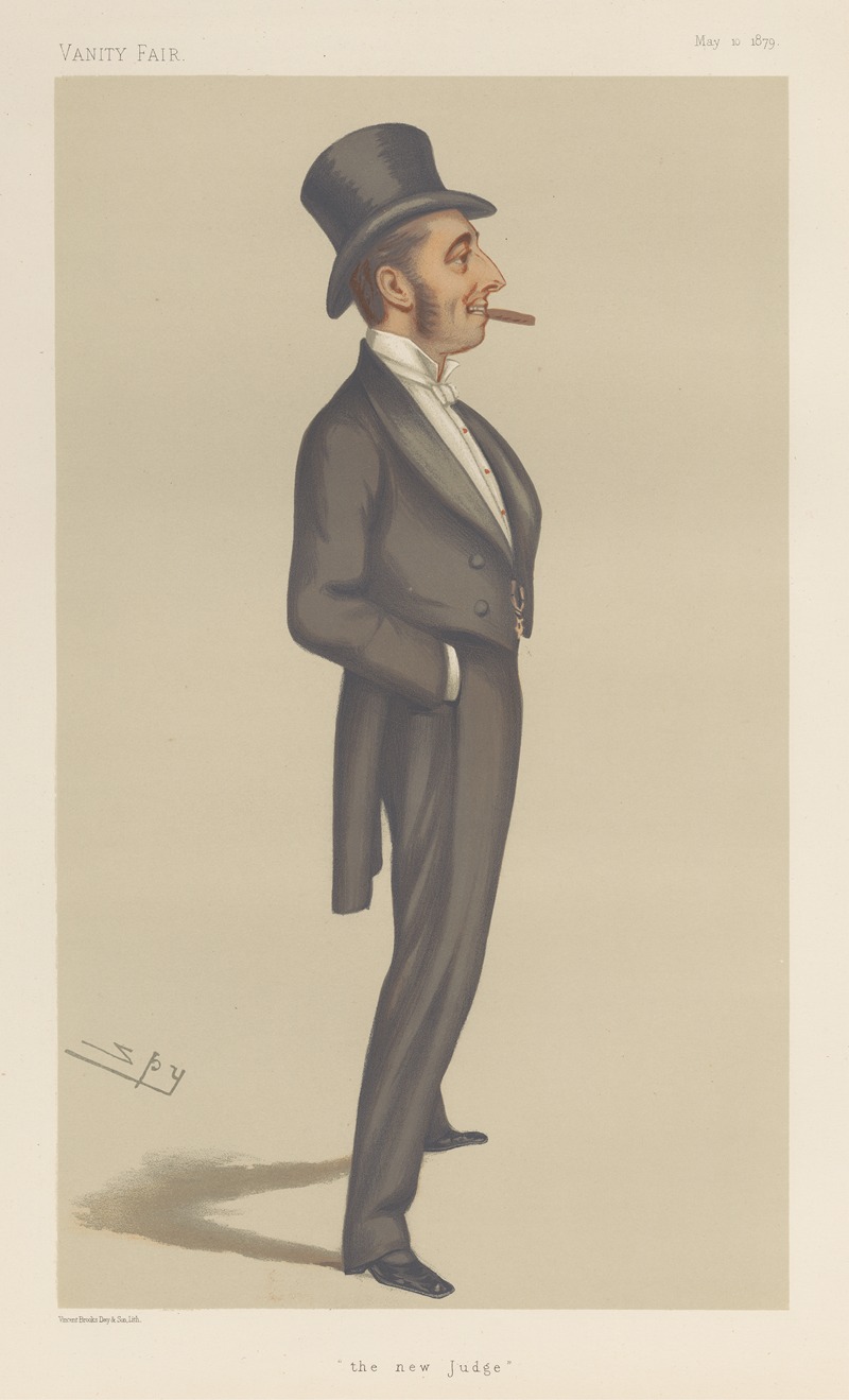 Leslie Matthew Ward - Legal; ‘The New Judge’, The Hon. Mr. Justice Straight, May 10, 1879