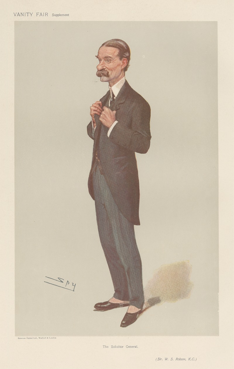 Leslie Matthew Ward - Legal; ‘The Solicitor General’, Sir W. S. Robson, January 25, 1906