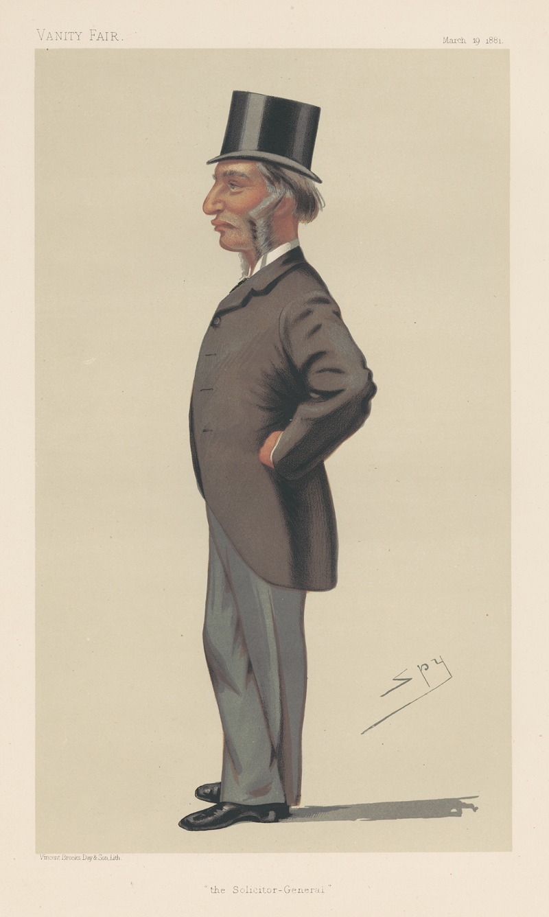 Leslie Matthew Ward - Legal; ‘The Solicitor-General’, Farrer Herschell, March 19, 1881