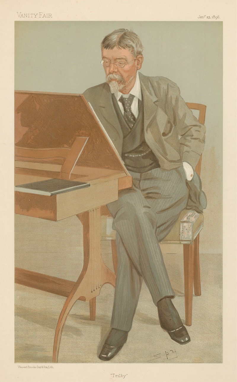Leslie Matthew Ward - Literary; ‘Trilby’, George du Maurier, January 23, 1896