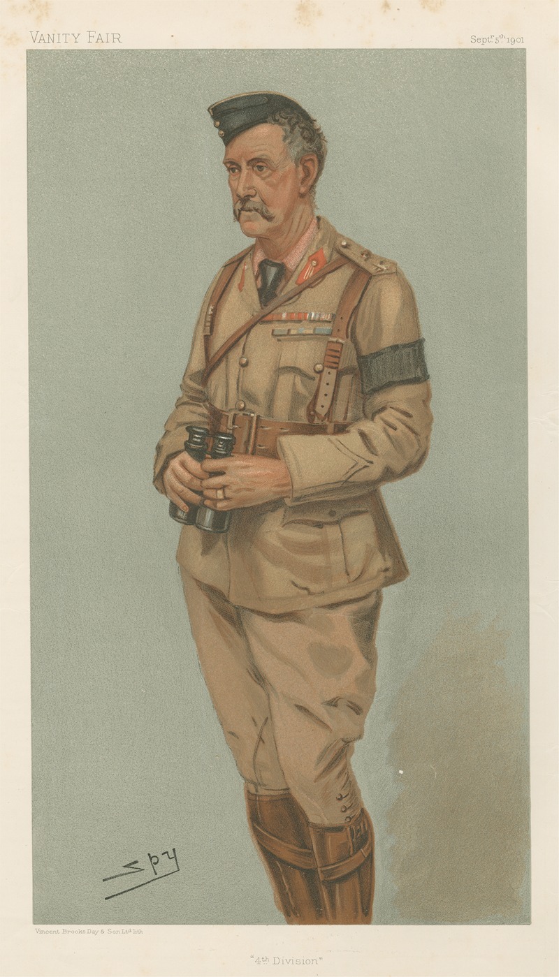 Leslie Matthew Ward - Military and Navy; ‘4th Division’, General the Hon. Neville Gerald Lyttelton, September 5, 1901