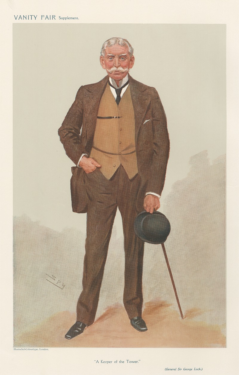 Leslie Matthew Ward - Military and Navy; ‘A Keeper of the Tower’, Lieutenant-General Sir George Luck, December 4, 1907