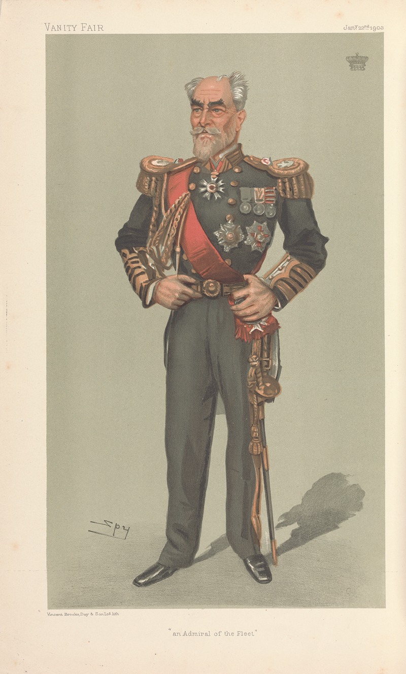 Leslie Matthew Ward - Military and Navy; ‘An Admiral of the Fleet’, The Earl of Clanwilliam, January 22, 1903