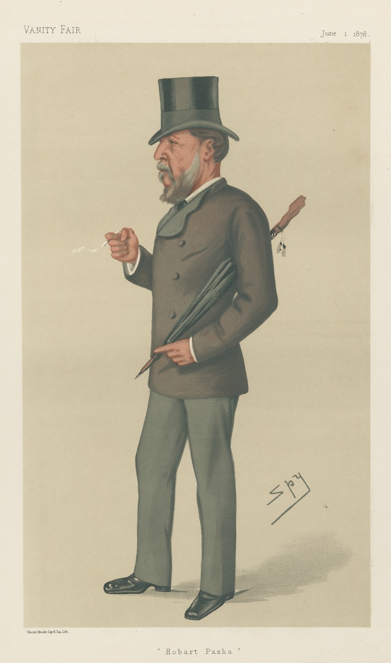 Leslie Matthew Ward - Military and Navy; ‘Hobart Pasha’, Admiral Hobart Pasha, June 1, 1878