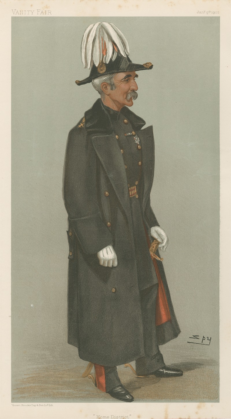 Leslie Matthew Ward - Military and Navy; ‘Home District’, Major-General Sir Henry Trotter, January 9, 1902