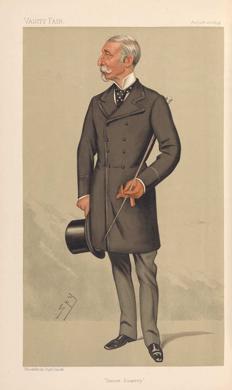 Leslie Matthew Ward - Military and Navy; ‘Senior Equerry’, Major-General Charles Taylor du Plat, August 22, 1891