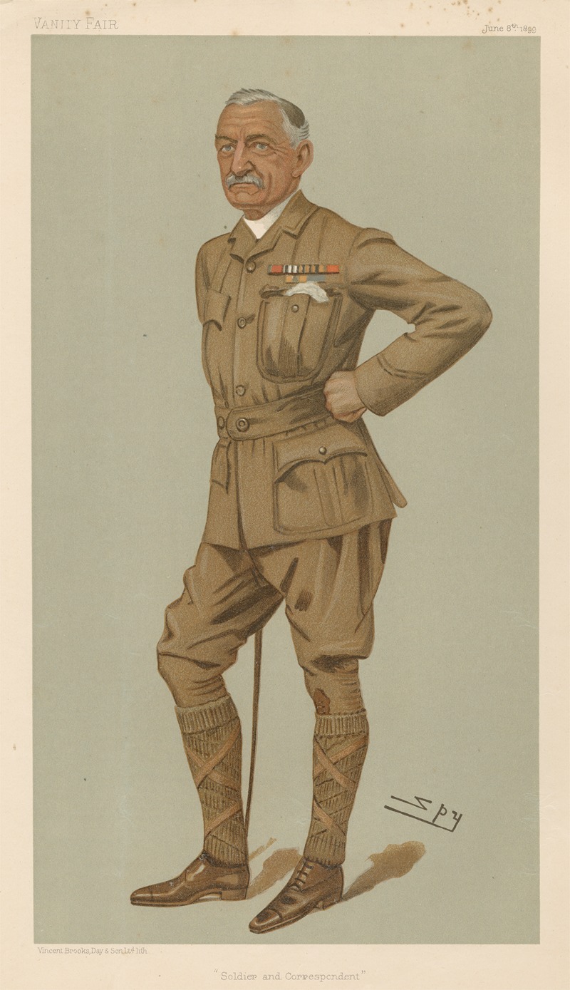 Leslie Matthew Ward - Military and Navy; ‘Soldier and Correspondent’, Colonel Francis William Rhodes, June 8, 1899