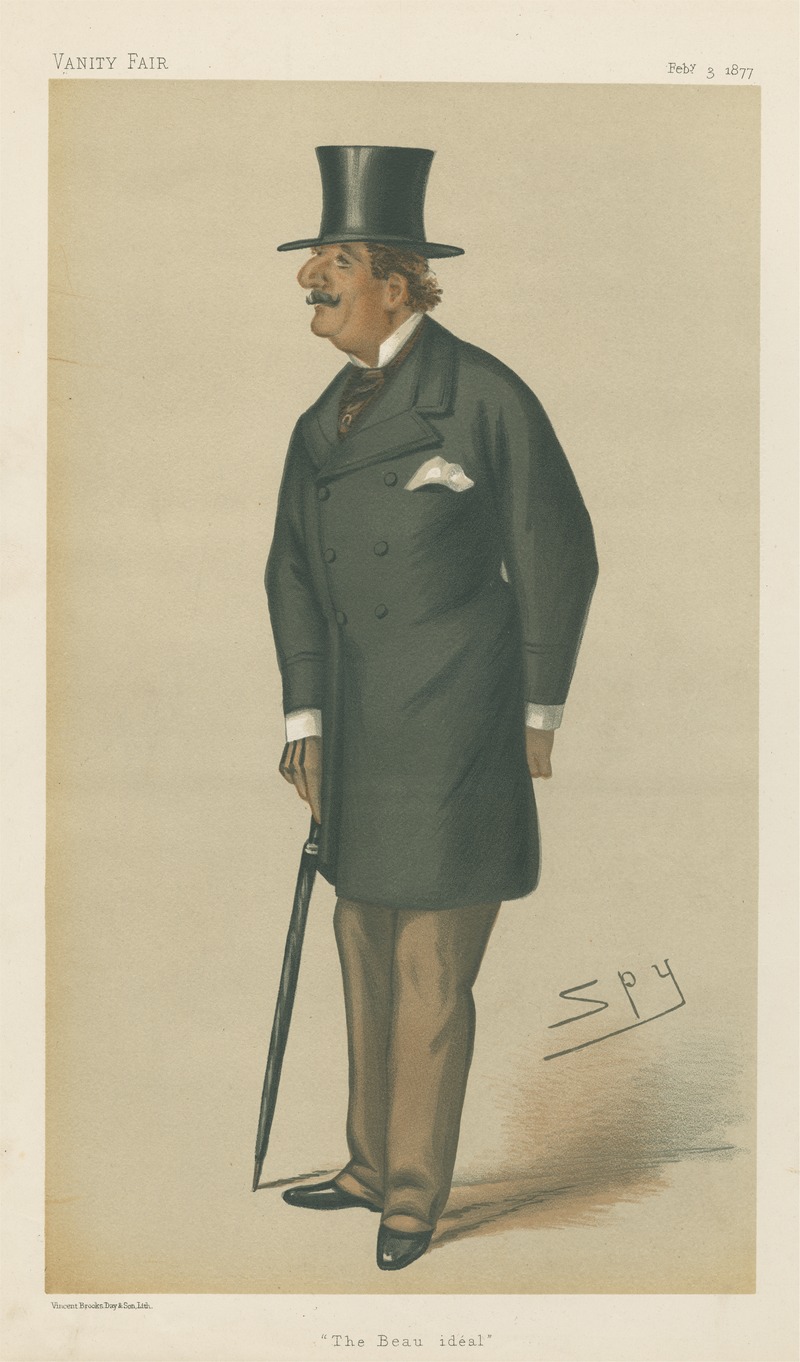 Leslie Matthew Ward - Military and Navy; ‘The Beau Ideal’, Lieutenant-General Sir Alfred Hastings Horsford, February 3, 1877