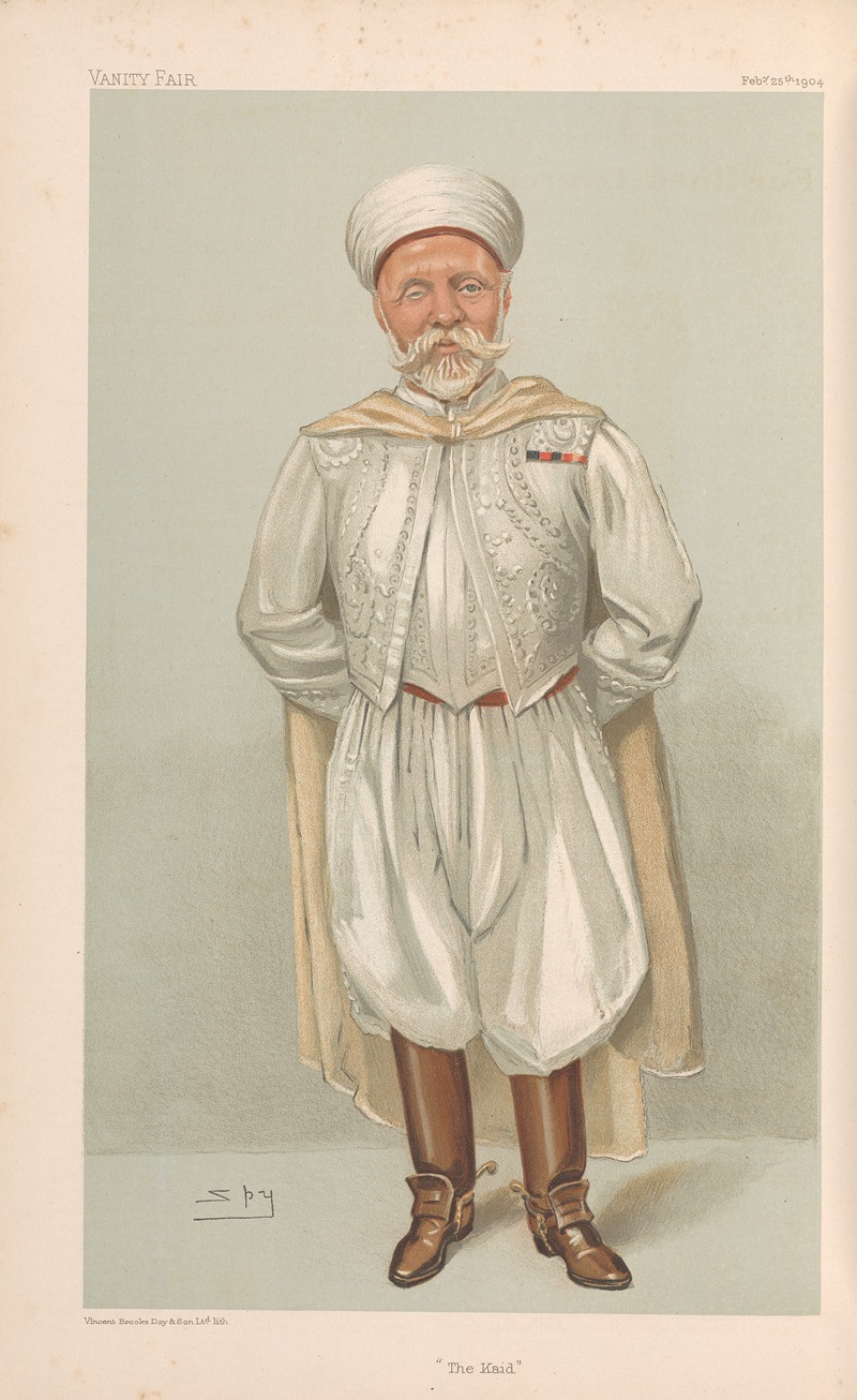 Leslie Matthew Ward - Military and Navy; ‘The Kaid’, General Sir Harry Aubrey De MacLean, February 25, 1904