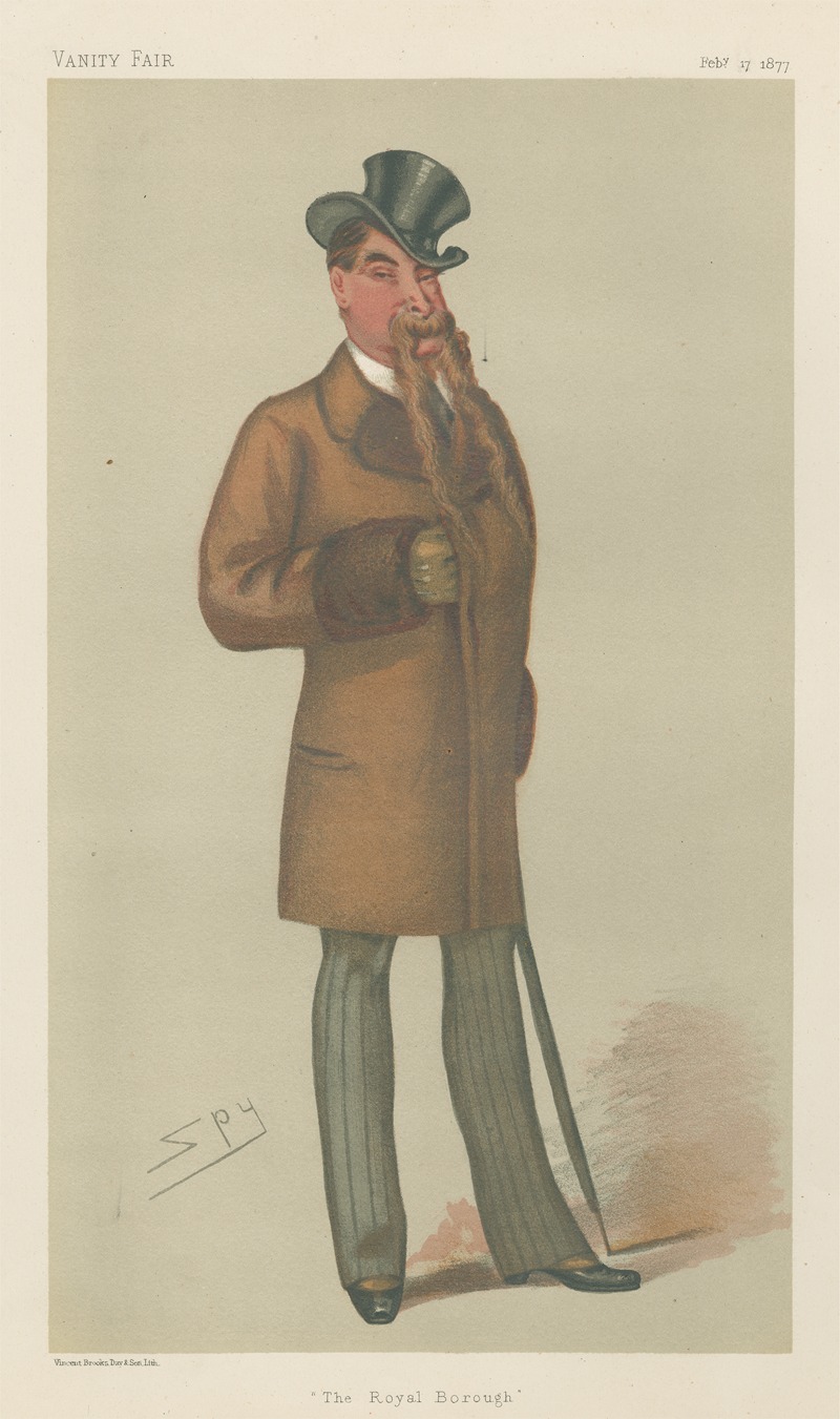 Leslie Matthew Ward - Military and Navy; ‘The Royal Borough’, Mr. Robert Richardson-Gardner, February 17, 1877
