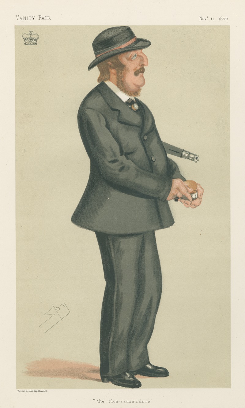 Leslie Matthew Ward - Military and Navy; ‘The Vice-Commodore’, The Marquess of Londonderry, November 11, 1876