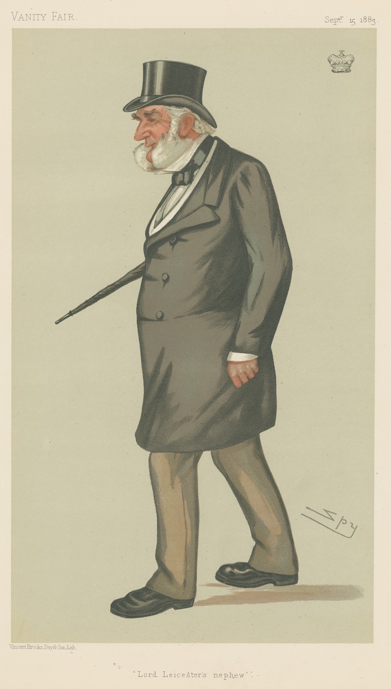 Leslie Matthew Ward - Miscellaneous; ‘Lord Leicester’s Nephew’, Lord Digby, September 15, 1883