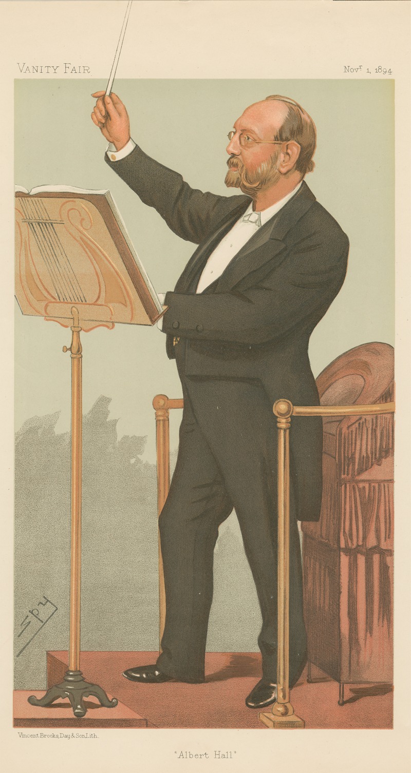 Leslie Matthew Ward - Musicians; ‘Albert Hall’, Sir Joseph Barnby, November 1, 1894