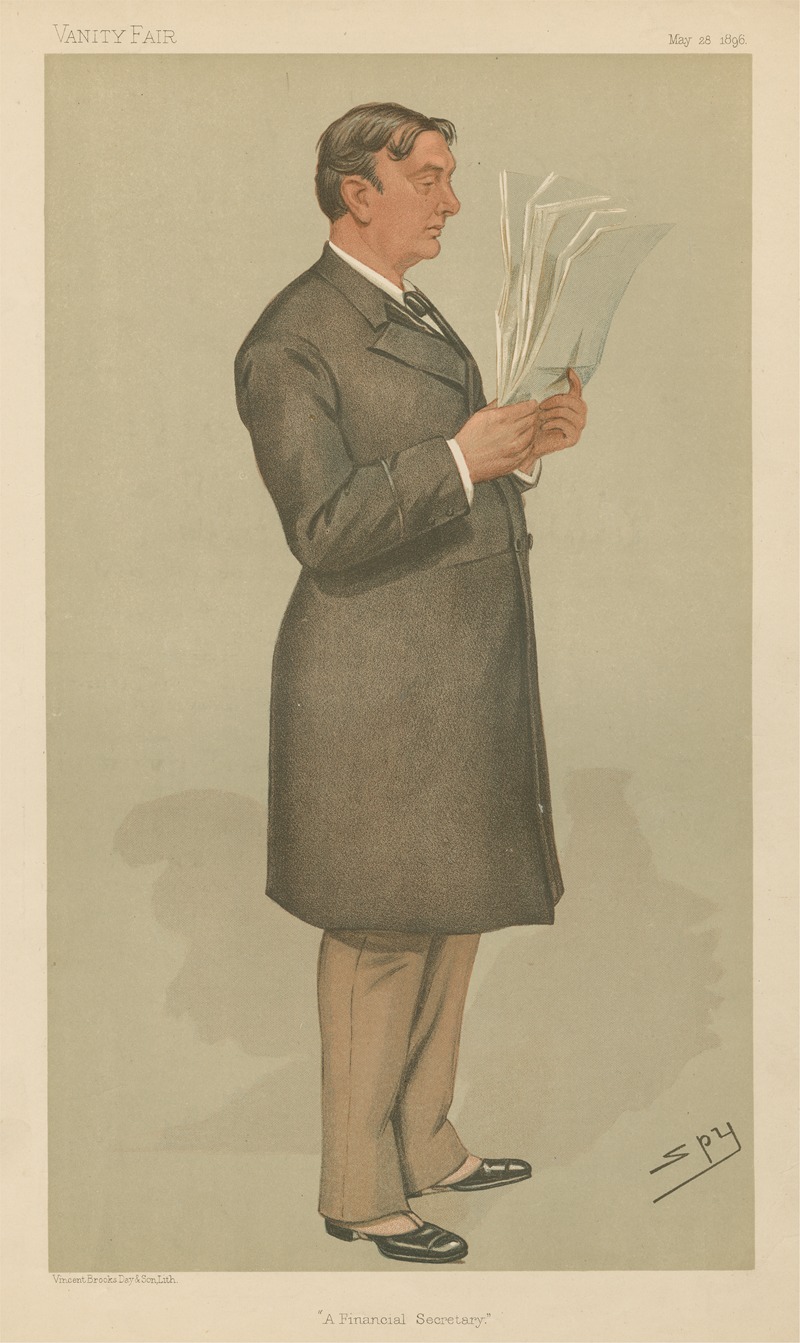 Leslie Matthew Ward - Politicians – ‘A Financial Secretary’. Rt. Hon. R.W. Hanbury. May 28, 1896