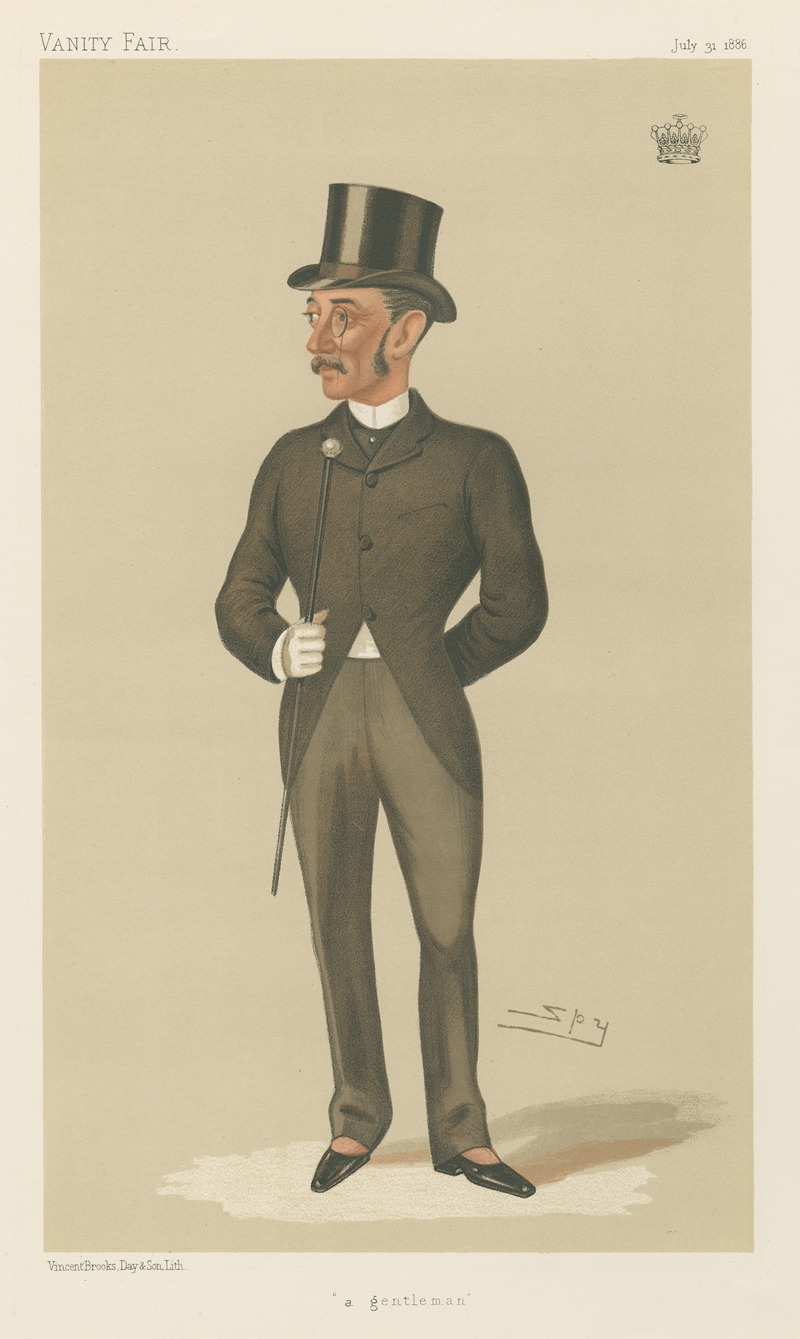 Leslie Matthew Ward - Politicians – ‘A Gentleman.’ The Earl of Zetland. 31 July 1886