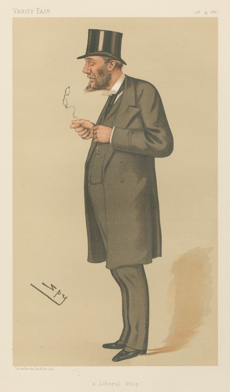 Leslie Matthew Ward - Politicians – ‘A Liberal Whip’. Mr. Charles Cecil Cotes. Oct. 13, 1883