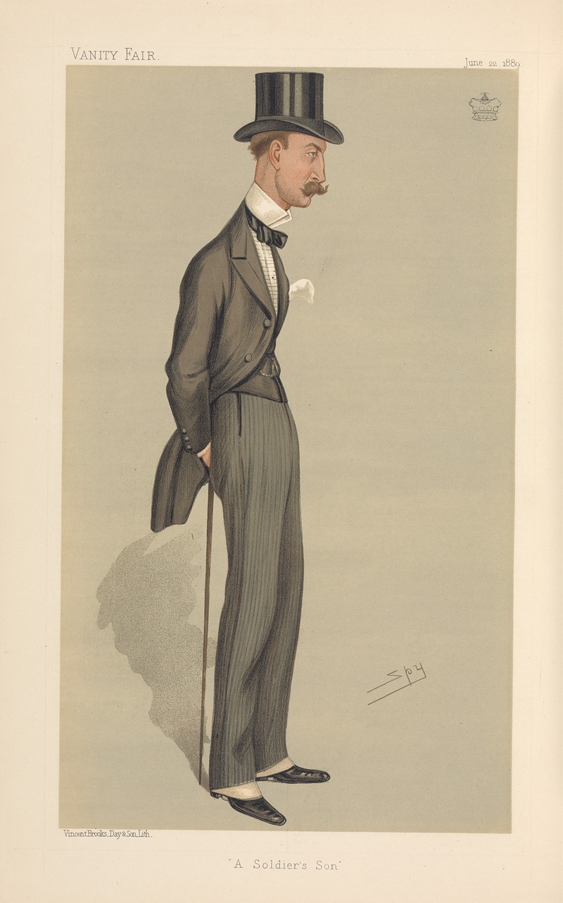 Leslie Matthew Ward - Politicians – ‘A Soldier’s Son. The Rt. Hon. Lord Sandhurst. 22 June 1889
