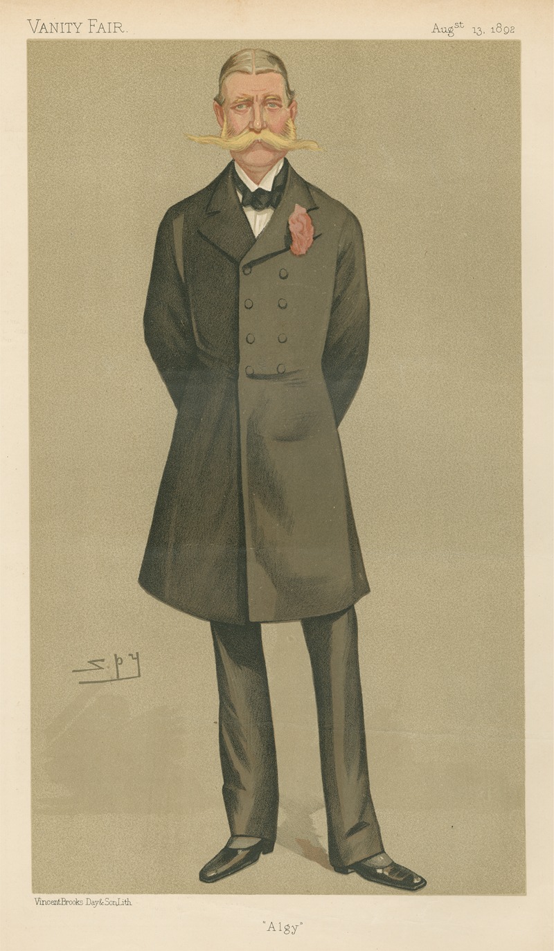 Leslie Matthew Ward - Politicians – ‘Algay’. Sir Algernon Edward West. 13 August 1892