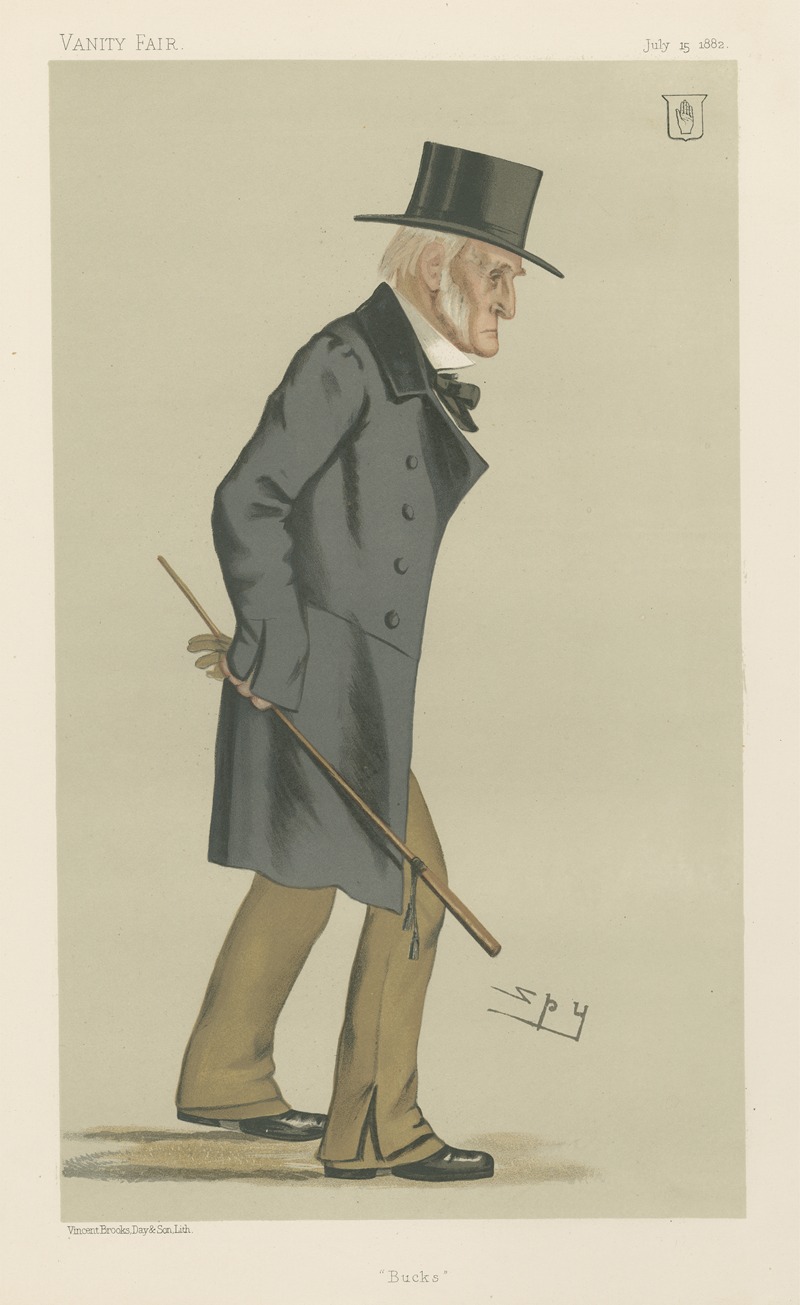 Leslie Matthew Ward - Politicians – ‘Bucks’. Sir Harry Verney. 15 July 1882