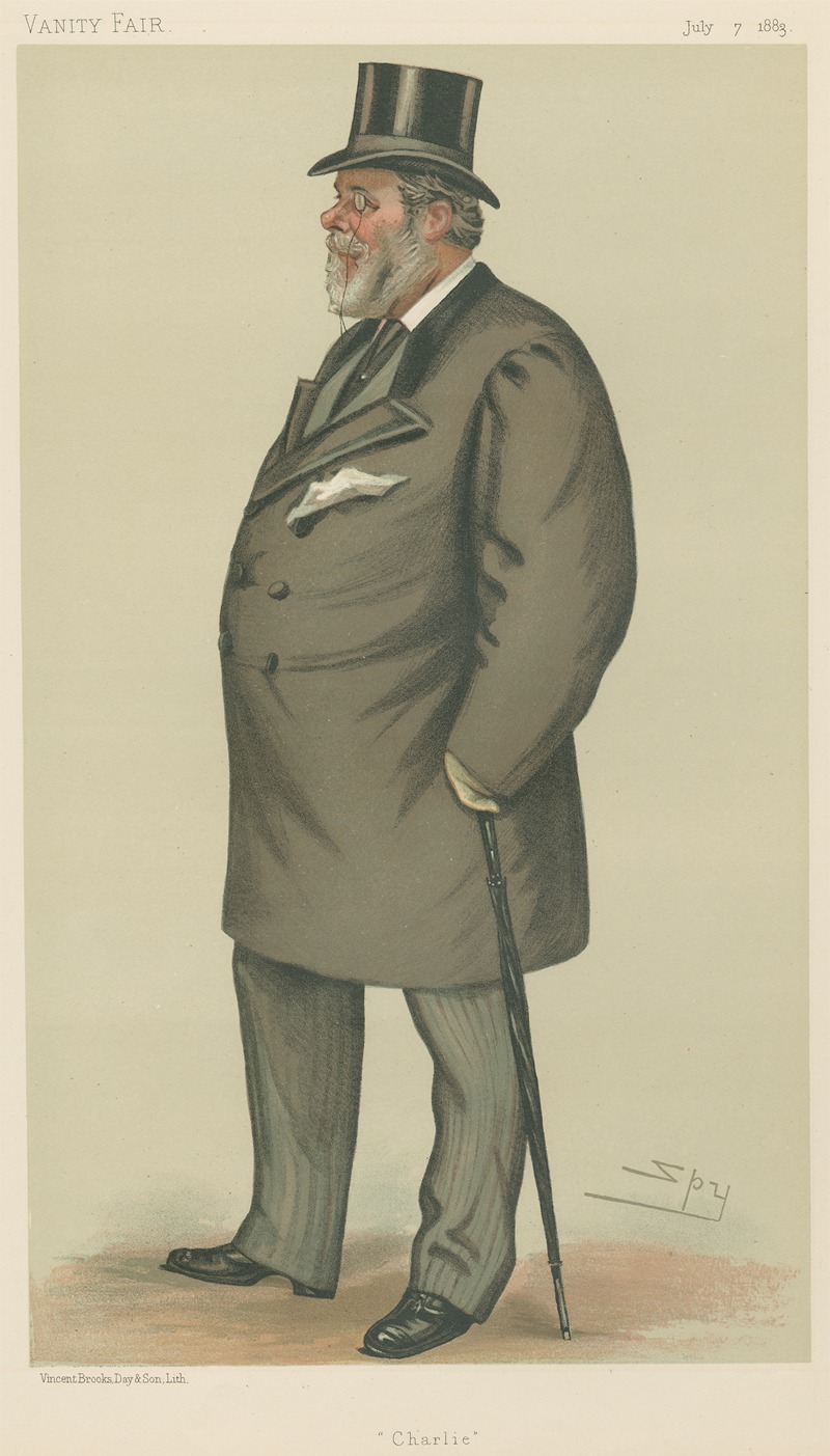 Leslie Matthew Ward - Politicians – ‘Charlie’. The Hon. Charles Spencer Bateman Hanbury Kincaid-Lennox. 7 July 1883