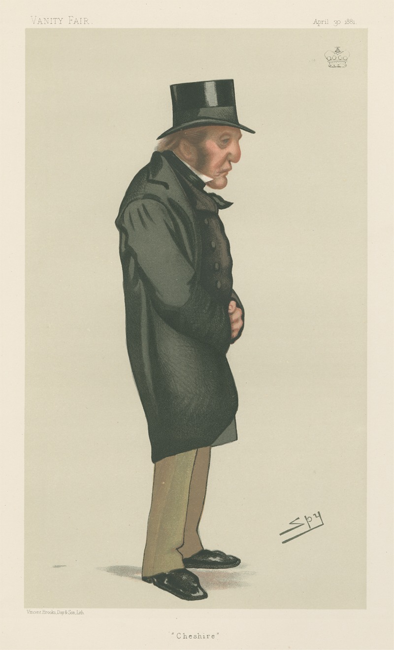 Leslie Matthew Ward - Politicians – ‘Cheshire’. Lord Tollemache’. 30 April 1881