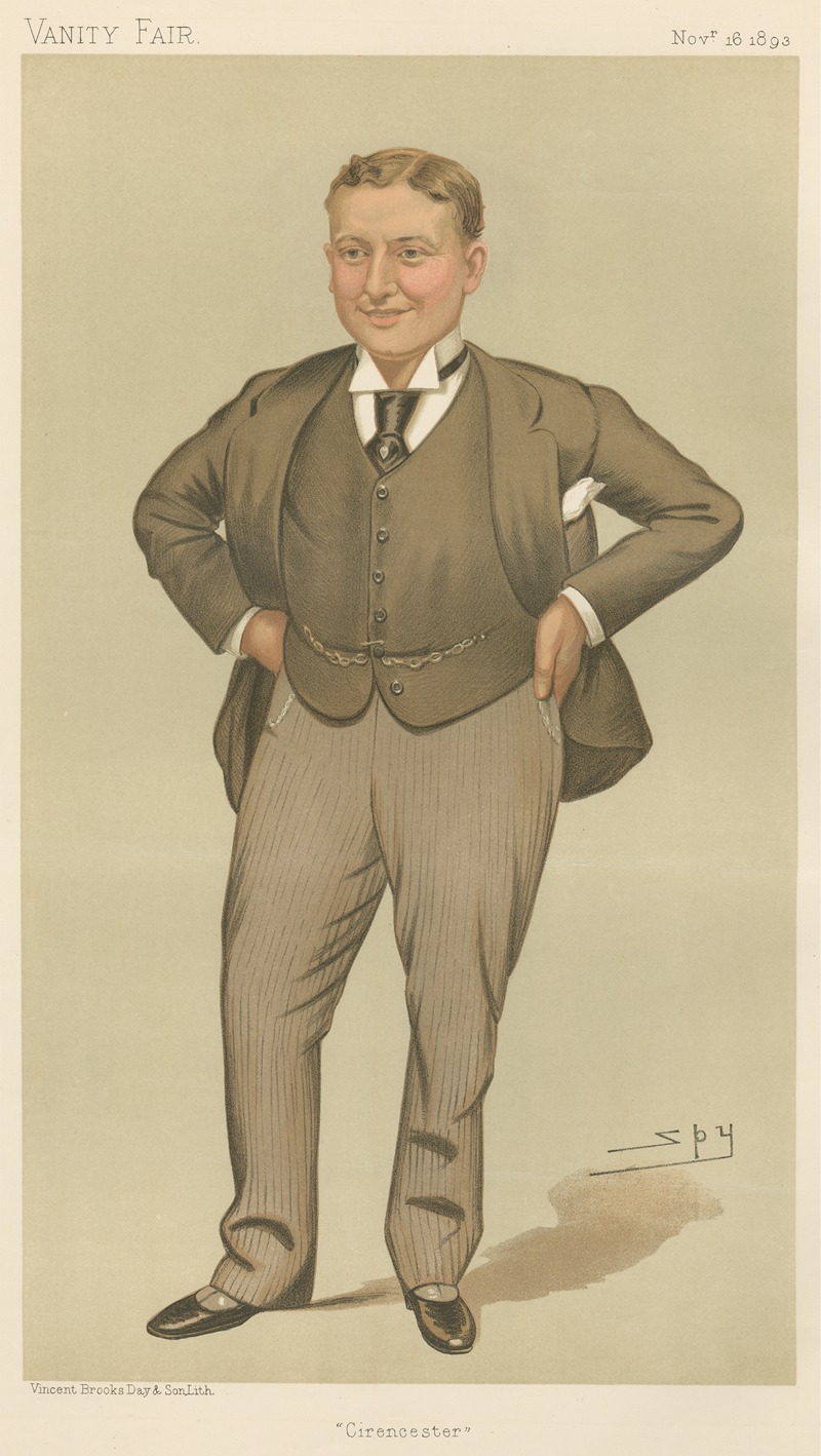 Leslie Matthew Ward - Politicians – ‘Cirencester’. Mr. Harry Lawson Webster Lawson. 15 November 1893