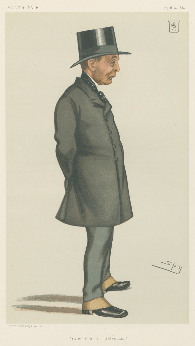 Leslie Matthew Ward - Politicians – ‘Committee of Selection’. The Rt. Hon. Sir John Robert Mowbray. 8 April 1882
