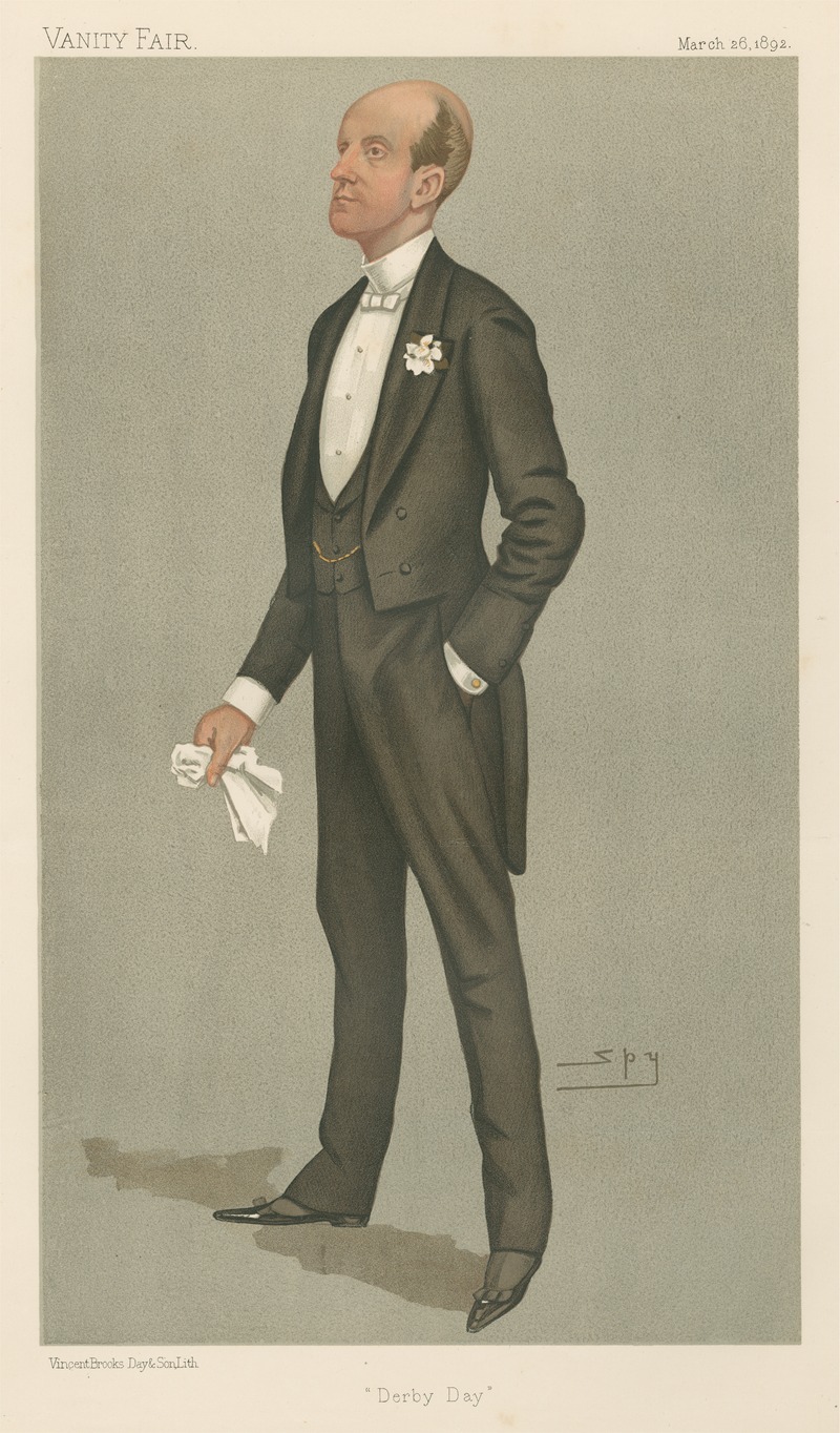 Leslie Matthew Ward - Politicians – ‘Derby Day’. Lord Elcho. March 25, 1892
